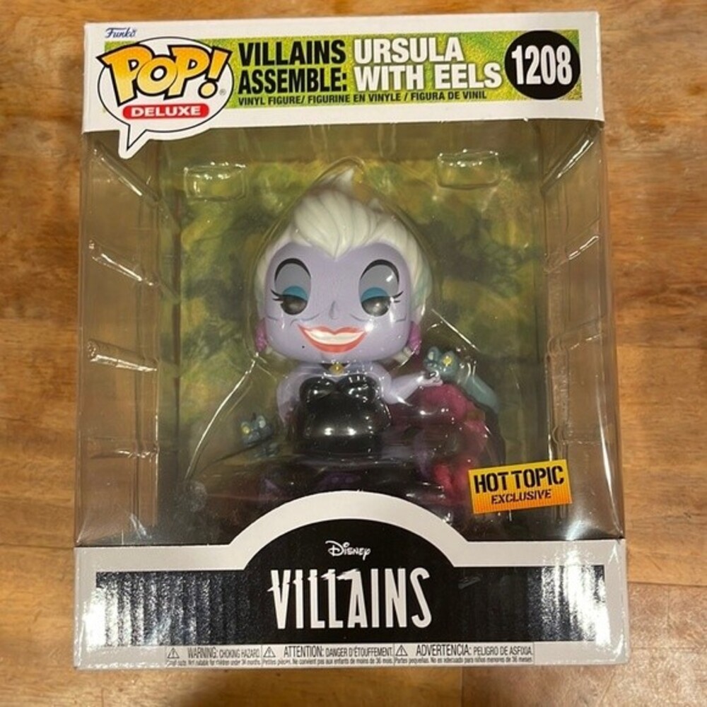 Funko Pop! deluxe Villians Assemble: Ursula with Eels Disney Vinyl Figures
